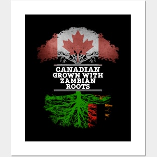 Canadian Grown With Zambian Roots - Gift for Zambian With Roots From Zambia Posters and Art